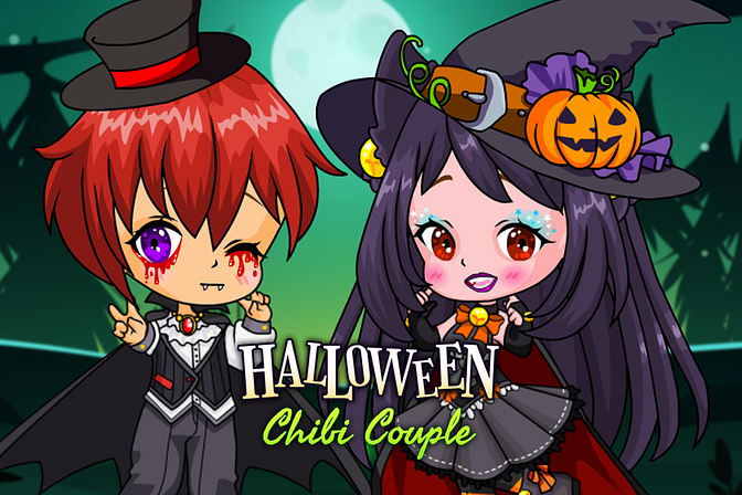 Halloween Chibi Couple
