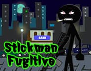 Strichmännchen auf der Flucht