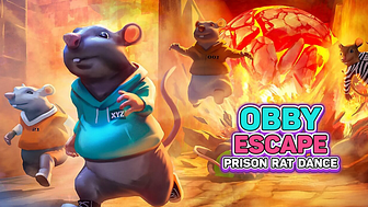 Obby Escape: Prison Rat Dance