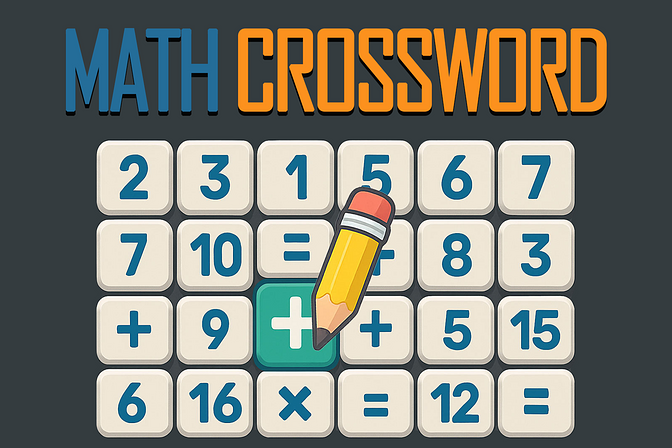 Math Crossword Puzzle: Genius Edition