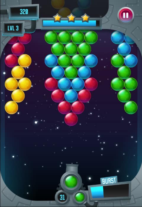 Bubble Burst - Kostenloses Online-Spiel | FunnyGames