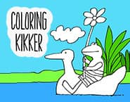 Bilder mit Frosch, zum Ausmalen